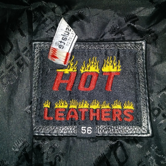 UGC HOT LEATHERS 3M MOTORCYCLE JACKET ZIPOFF VEST - Picture 3 of 16